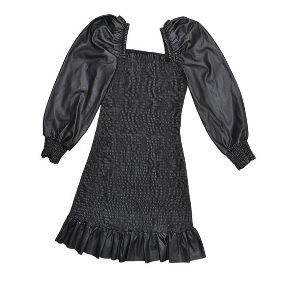 7 For All Mankind Dresses & Skirts - 7 For All Mankind Black Shift Dress XS - Polyurethane Solid Square Neck